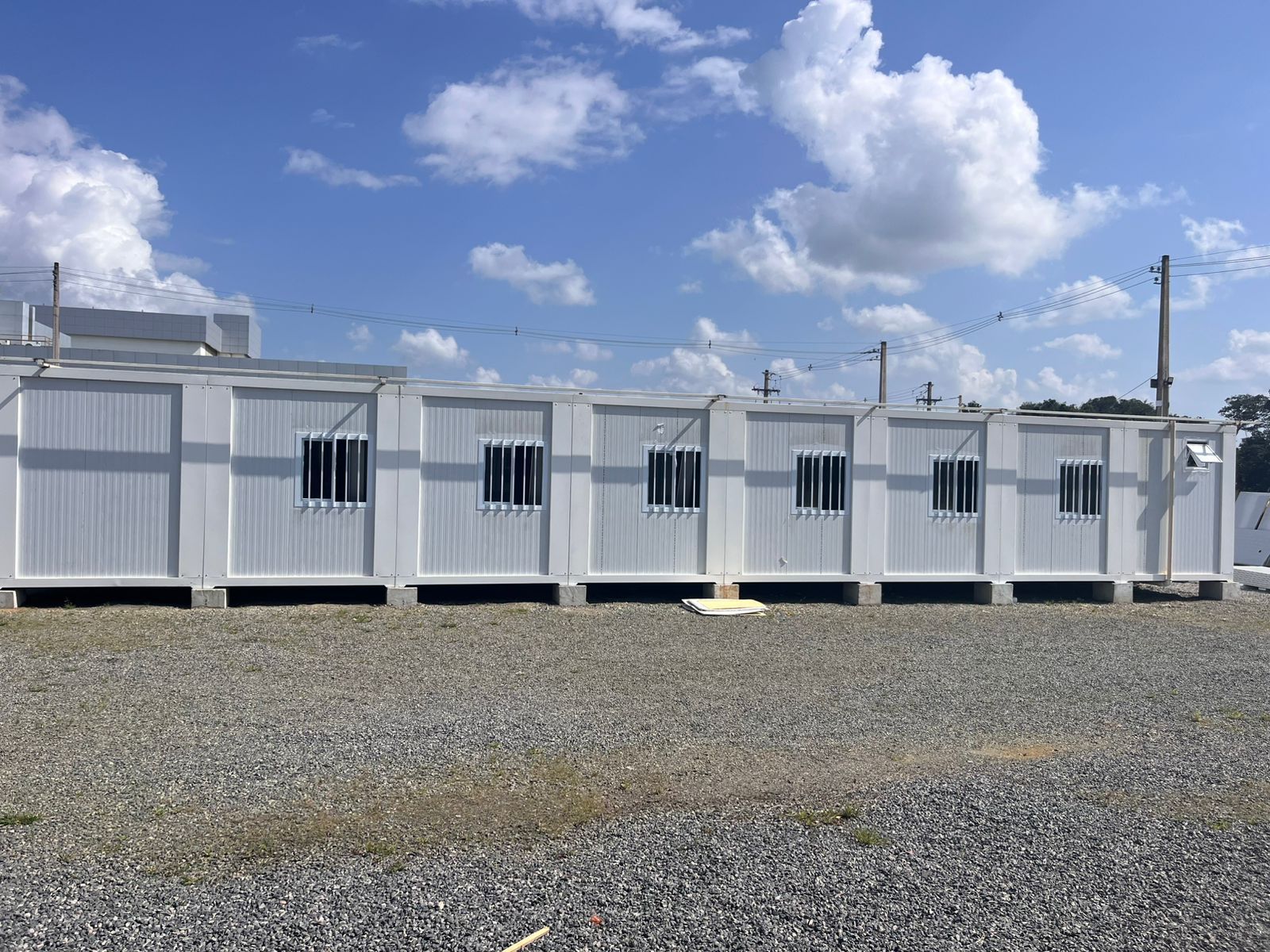 Containers modulares alojamento instalados