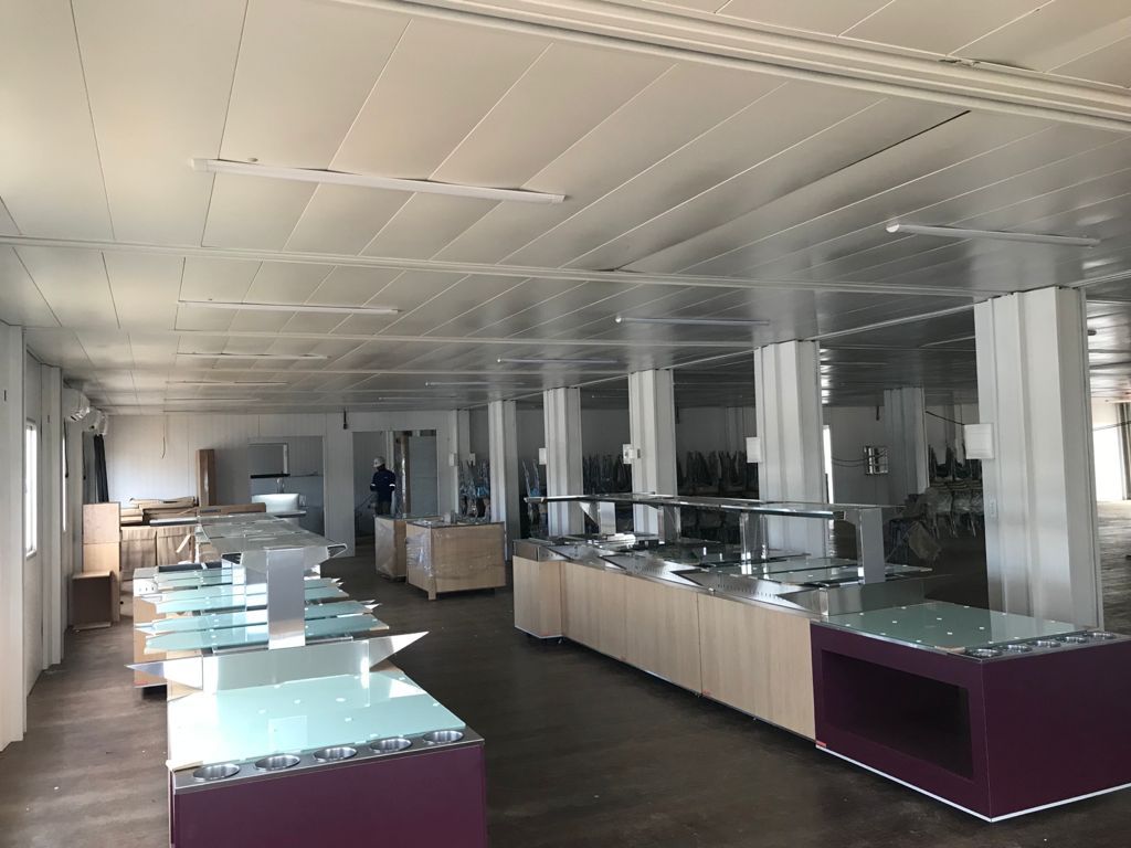 Interior de restaurante modular